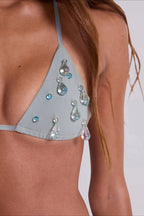 Gray Crystal Bikini Set image 5