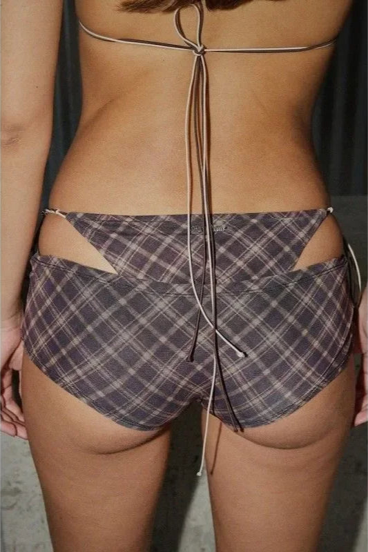 Checkered Bikini Set image 3