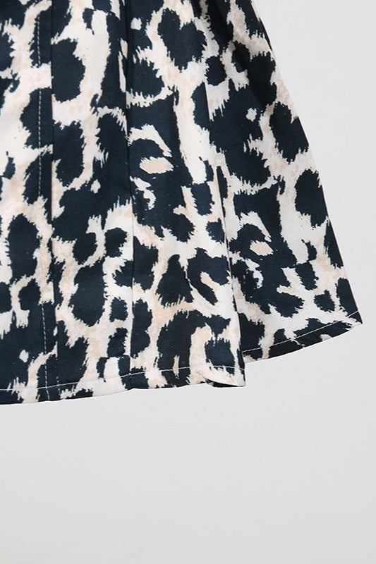 Bold Print Halter Neck Mini Dress image 3