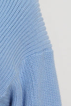 Slim Fit V-Neck Knit Top image 3