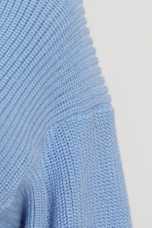 Slim Fit V-Neck Knit Top image 3