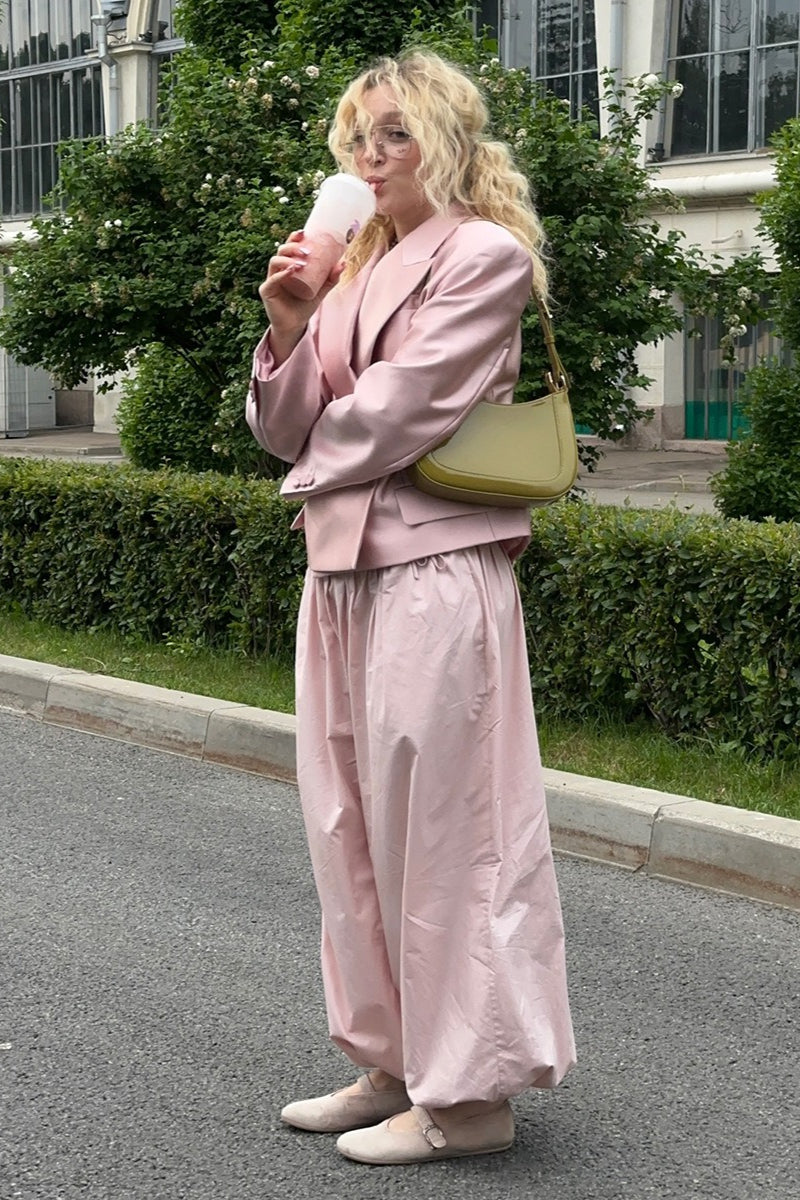 Street Fashion Cotton Lantern Loose Casual Pants image 13