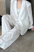 Lightweight Linen-Look Blazer image 3