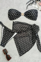 Polka Dot Three Piece Swim Set image 5