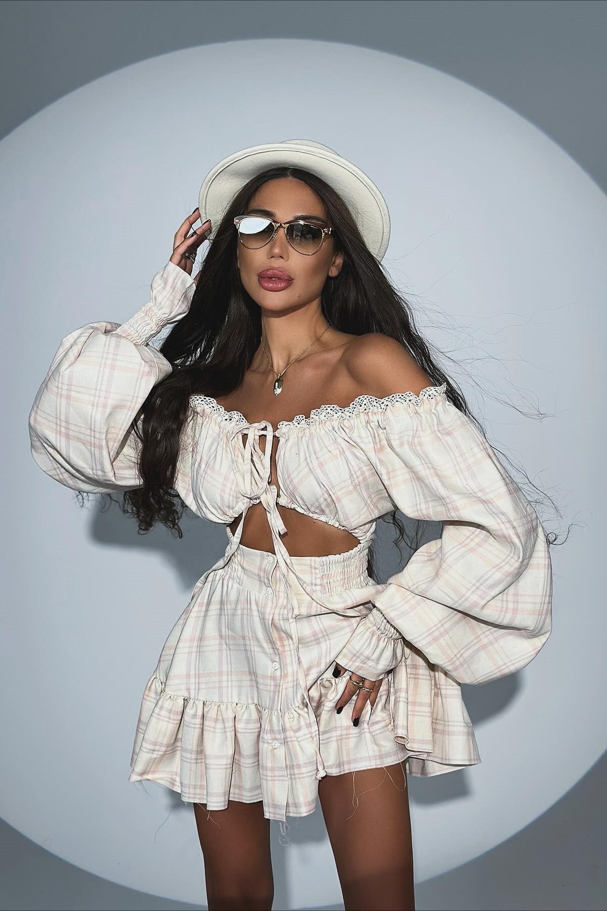 Cutout Lace Off-the-Shoulder Mini Dress image 3