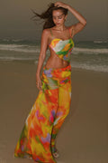 Beach Gradient Printed Maxi Dress image 1