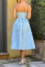 Strapless Elegant Party Dress image 3