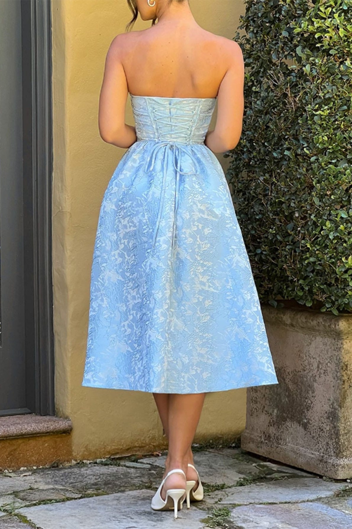 Strapless Elegant Party Dress image 3