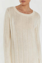 Solid A Line Maxi Sweater Dress image 10