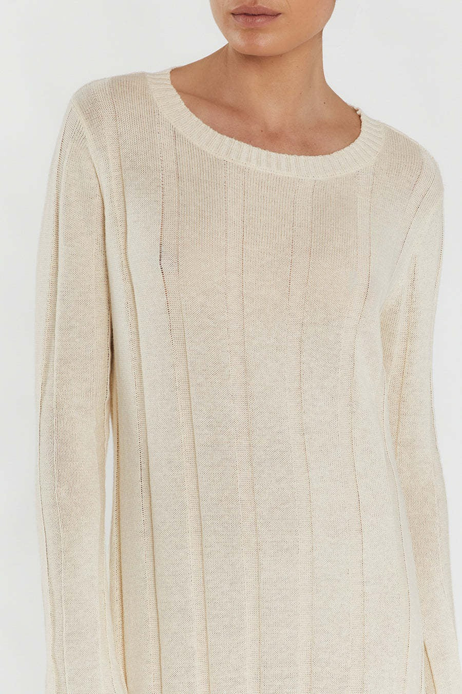 Solid A Line Maxi Sweater Dress image 10