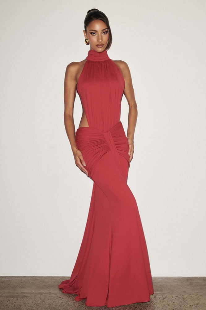 Sophisticated Backless Mermaid Fit Maxi Dress image 6
