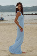 Sexy Shiny Sleeveless Backless Slim Maxi Dress image 1
