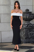 Off-shoulder Bodycon Long Party Dress image 5