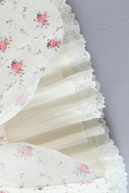 Sweet Floral Bow Off Shoulder Mini Dress image 7