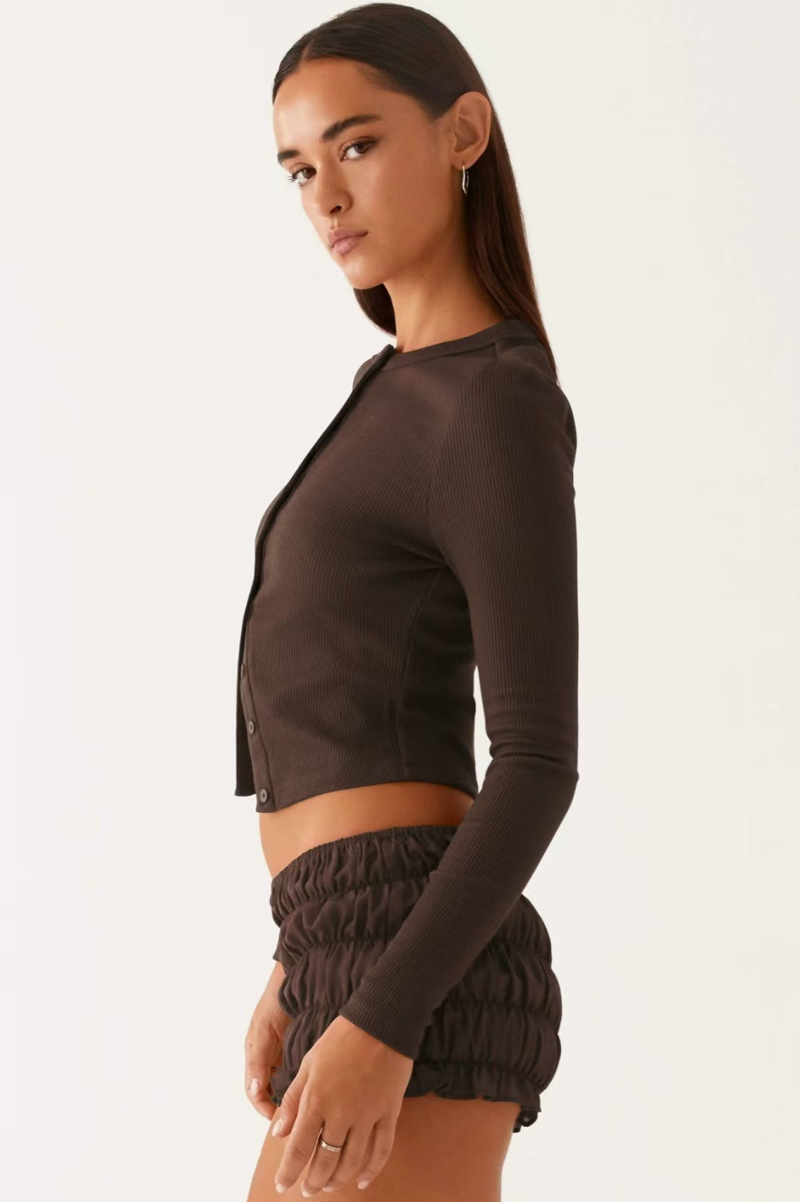 Minimalist Button Cardigan image 7