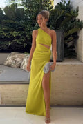 Elegant Sexy Asymmetrical Shoulder Party Dress image 1