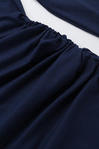 Elegant Designer Puff Sleeve Maxi Dress image 5