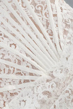 Lace Sheer Patchwork Strapless Floral Dress image 6