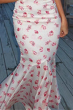 Ruched Waist Slim Fit Elegant Floral Dress image 3