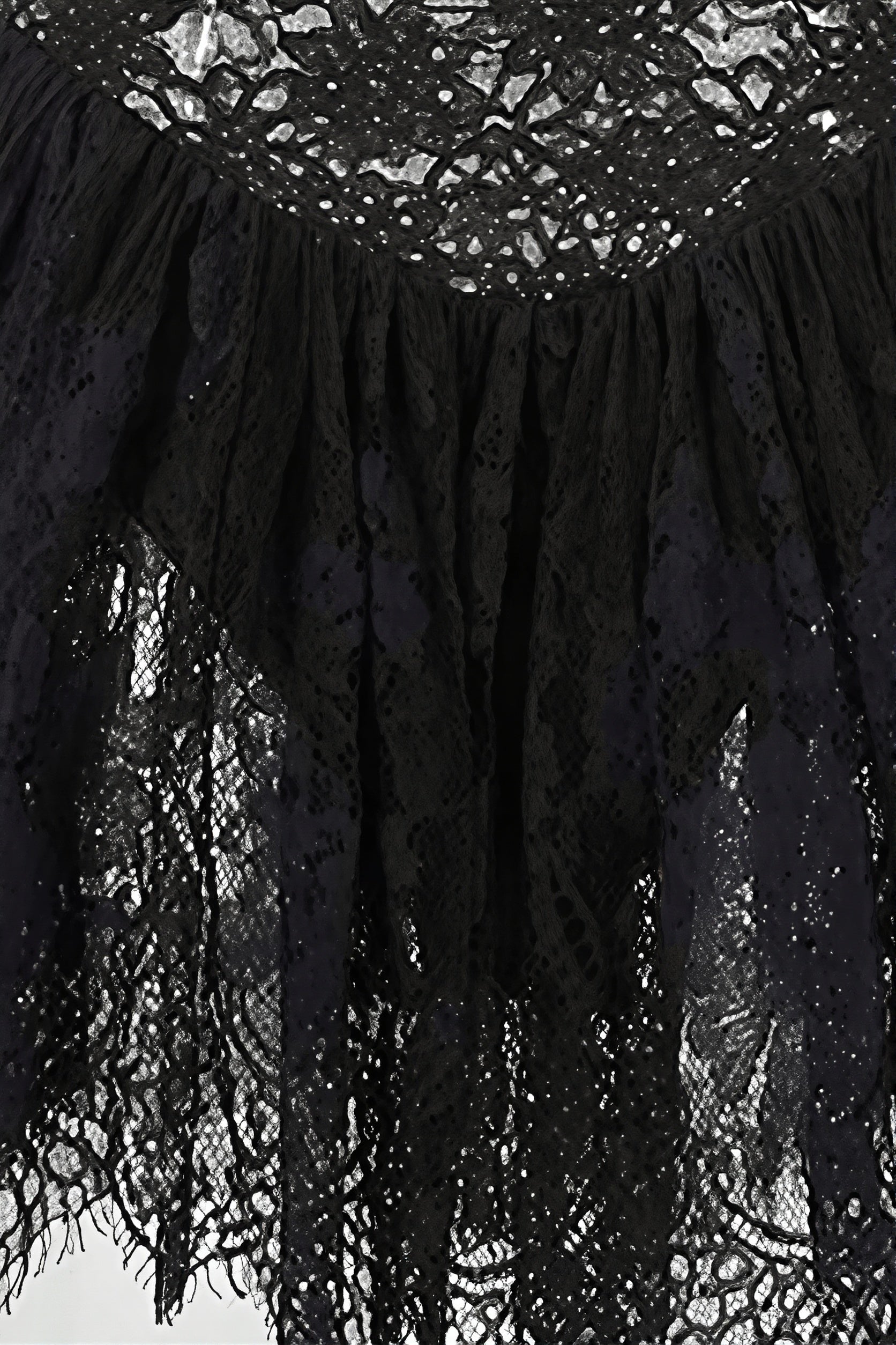 Eyelash Lace Spaghetti Strap Mini Dress image 6