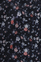 Lace Patch Floral High Waist Mini Dress image 8