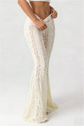 Elegant Lace Texture Long Pants image 1