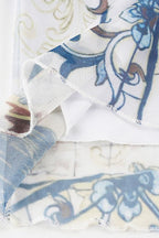 Abstract Print Mesh Bodycon Skirt image 5