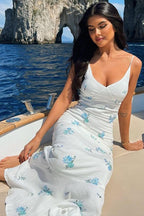 Floral Print Slim Cami Maxi Dress image 3