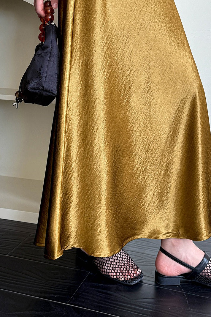 Drapey High - Waist Sheath Fishtail Skirt image 9