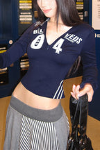 Street Letter Print Long Sleeve T-shirt image 8
