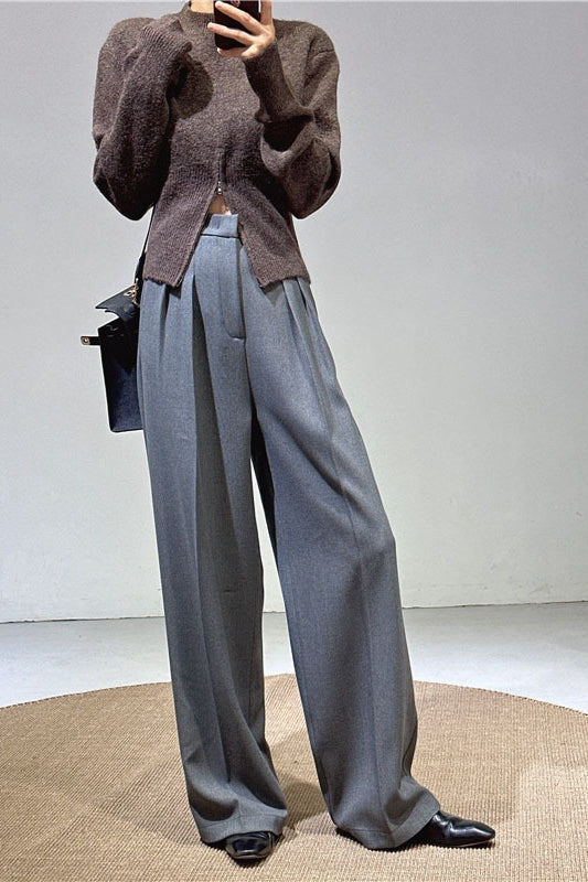 Vintage Straight-Leg Wide-Leg Pants image 2