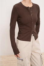 Lightweight Ribbed Cardigan image 3