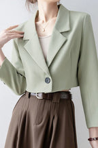 Short Length Relaxed Blazer image 6