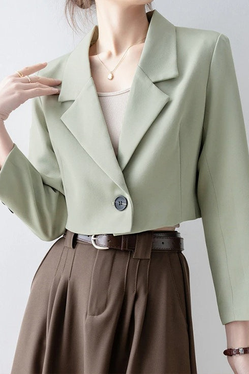 Short Length Relaxed Blazer image 6