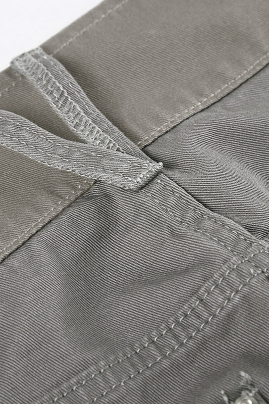Vintage Gray Loose-Fit Cargo Pant image 4