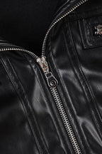 Vintage Waist Cinch Leather Jacket image 4