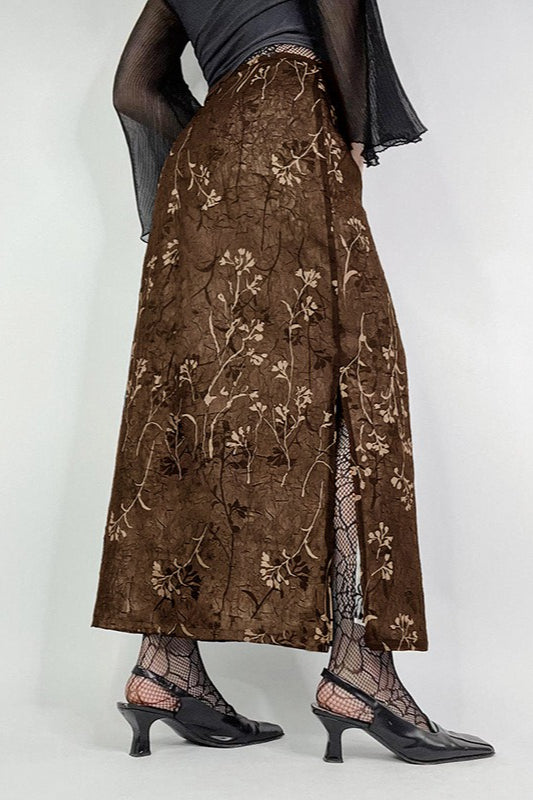 Vintage Knit Printed Pencil Skirt image 2