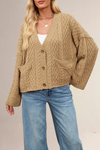 Cable Knit Oversized Cardigan image 1