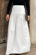 Cotton Basic Long Skirt image 1