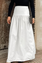 Cotton Basic Long Skirt image 1