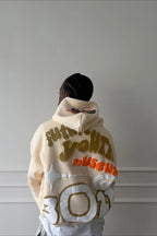 Oversized Letter Puff Print Hoodie image 3