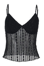 Casual Solid Lace Splice Slim Cami Top image 6