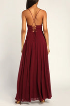 Sexy Halter Backless Maxi Formal Dress image 2