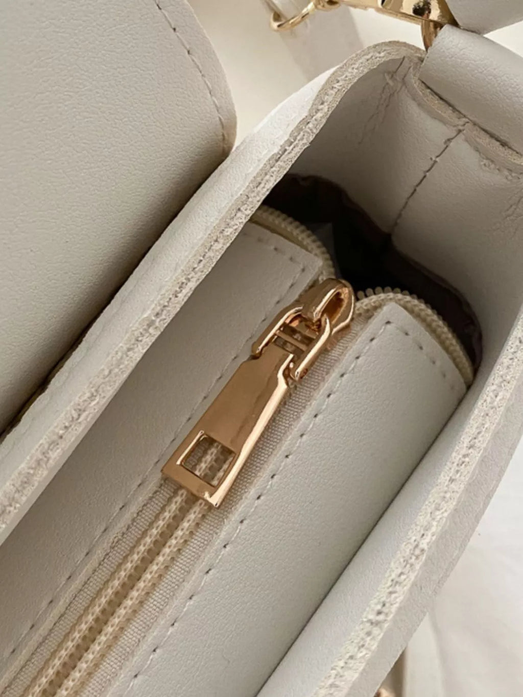 Naomi Straw Crossbody detail view styled for Avrienne