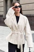 Suede Vintage Long Sleeve Jacket image 14