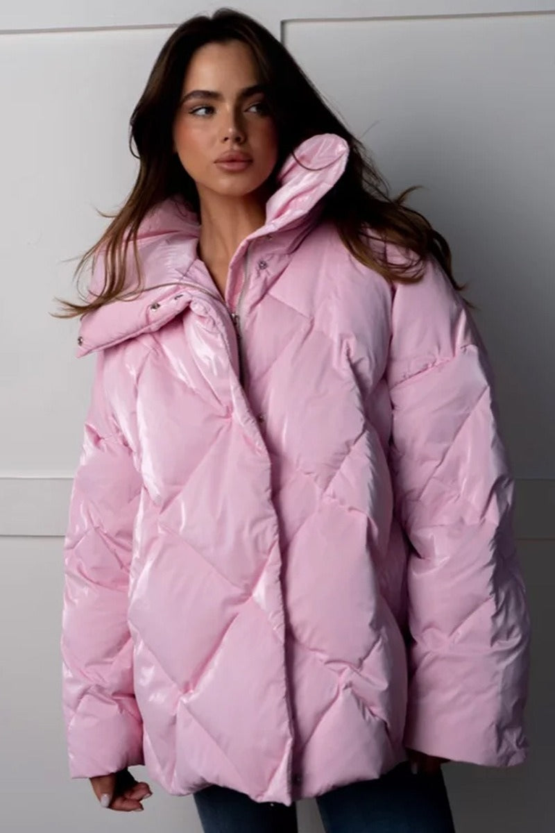 Loose Fit Quilted Cotton Jacket image 7