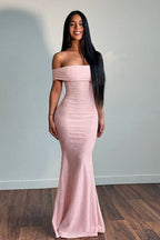 Floral Off-Shoulder Bodycon Maxi Dress image 1