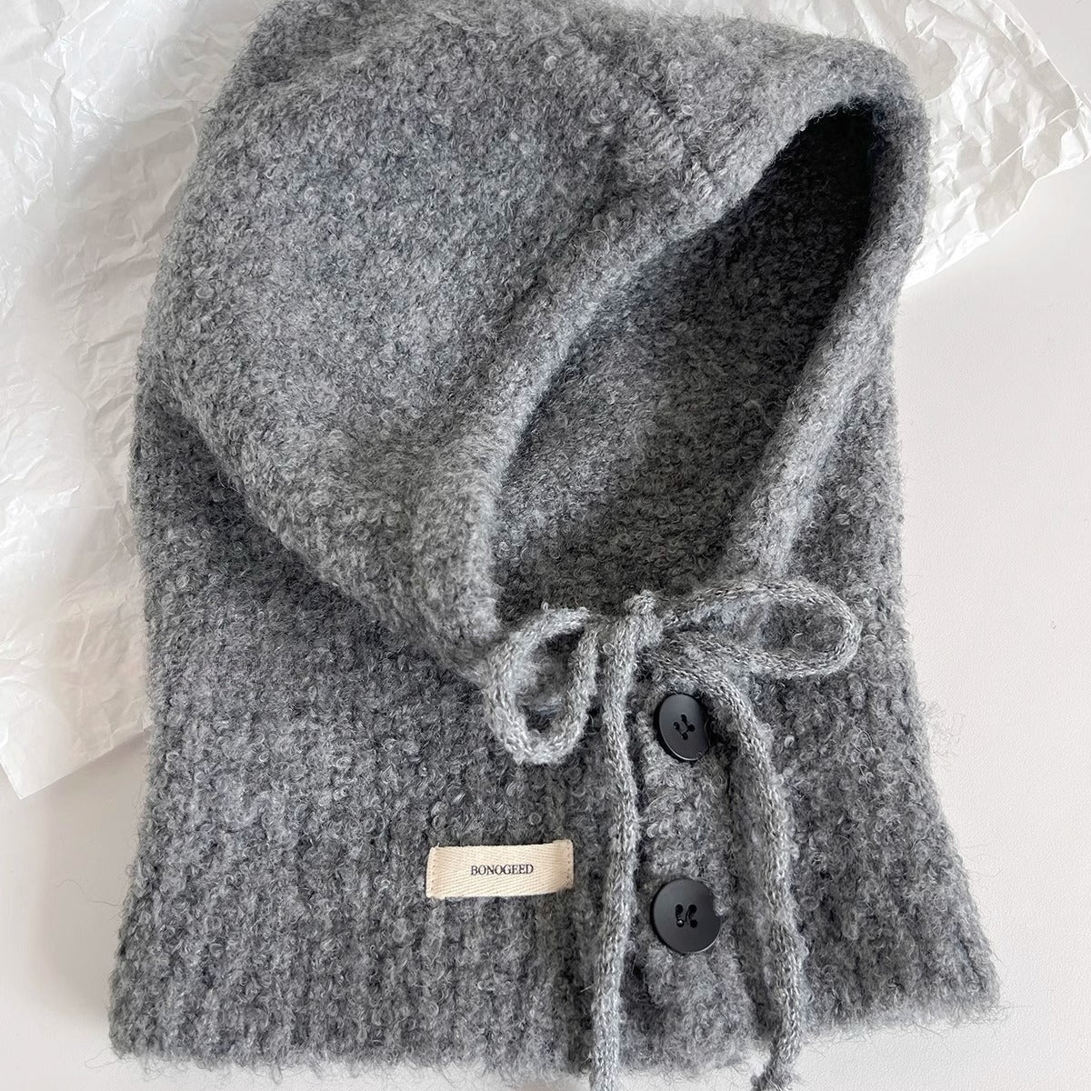 Vintage Balaclava Knit Neck Warmer Hat image 10