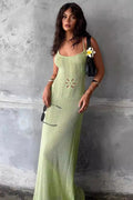 Backless Cutout Knit Sweater Dress image 1