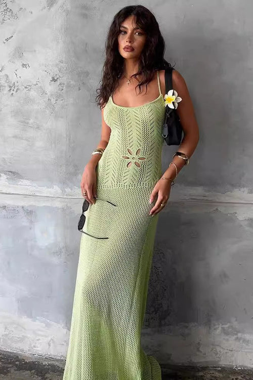 Backless Cutout Knit Sweater Dress image 1